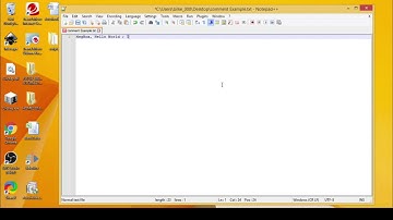 Comment in Autohotkey.