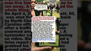 An officer shot an unarmed man five times in the back as he ran away. Filed a false report. #shorts