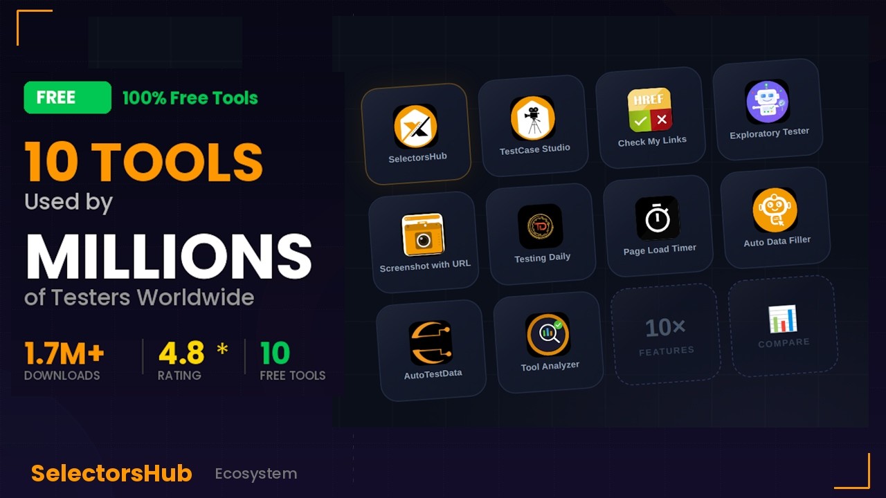 Top 10 SelectorsHub’s FREE Tools Used by 1.7 Millions Testers - YouTube