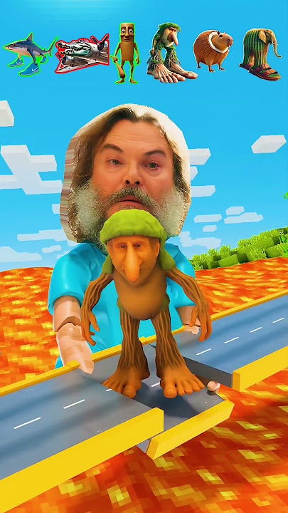 Help LIRILI LARILA and BOMBARDIRO CROCODILO vs TRALALERO TRALALA Pass Thrilling Game Minecraft STEVE