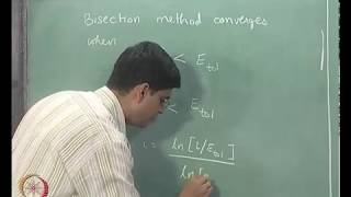 Analysis of Bisection Method