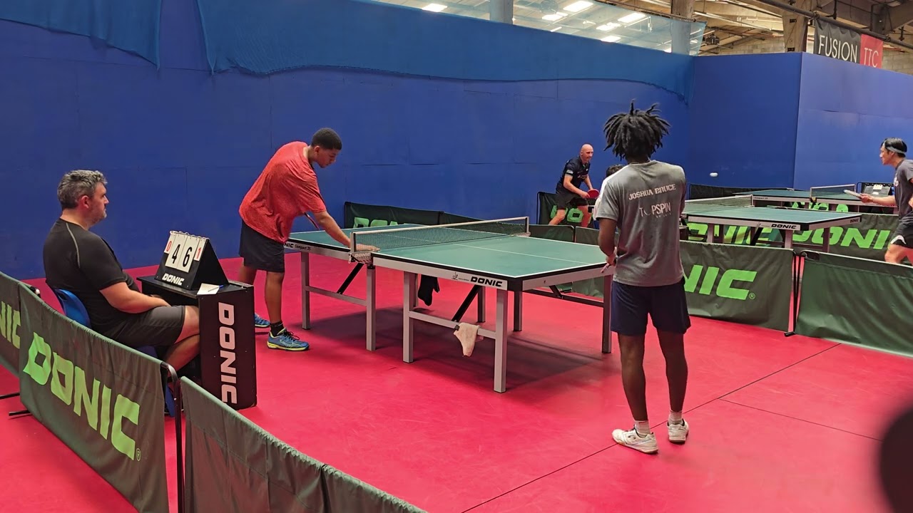 Joshua Bruce- Samuel Fusion table tennis tournament