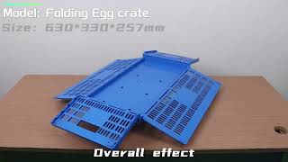 Model Folding Egg crate