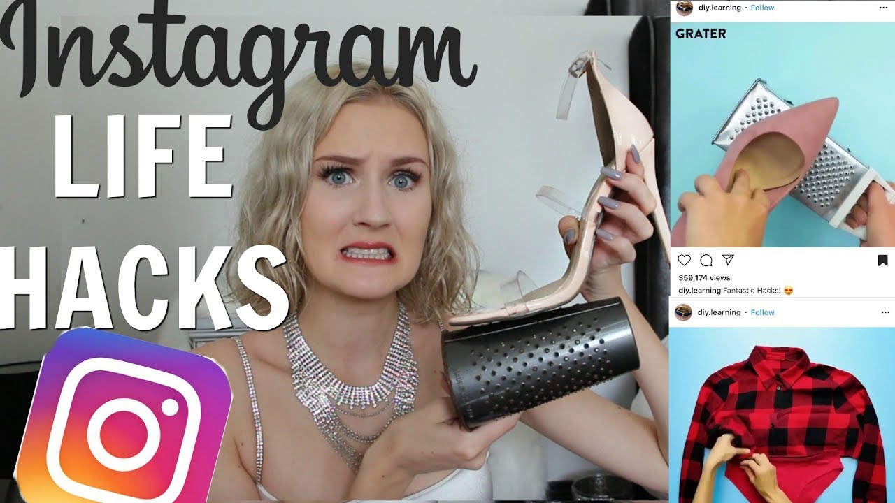 TESTING CLICKBAIT CLOTHING HACKS FROM INSTAGRAM - YouTube
