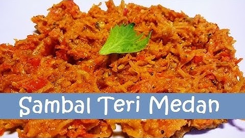 Sambal Teri Medan (Medan Anchovy Sauce)