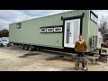 Customer designed 8x40 tiny home container tourone level livingtransport anywhere