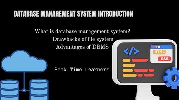 Introduction to DBMS in Tamil