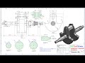 SolidWorks Tutorial Crankshaft Modelling