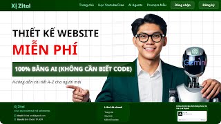 Thiết Kế Website MIỄN PHÍ Bằng AI Không Cần Code (A-Z Cho Người Mới 2026)