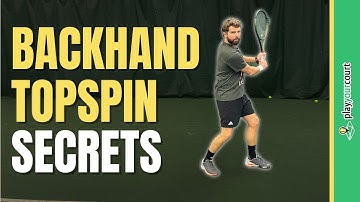2 Tips To Get More Topspin On Your Backhand