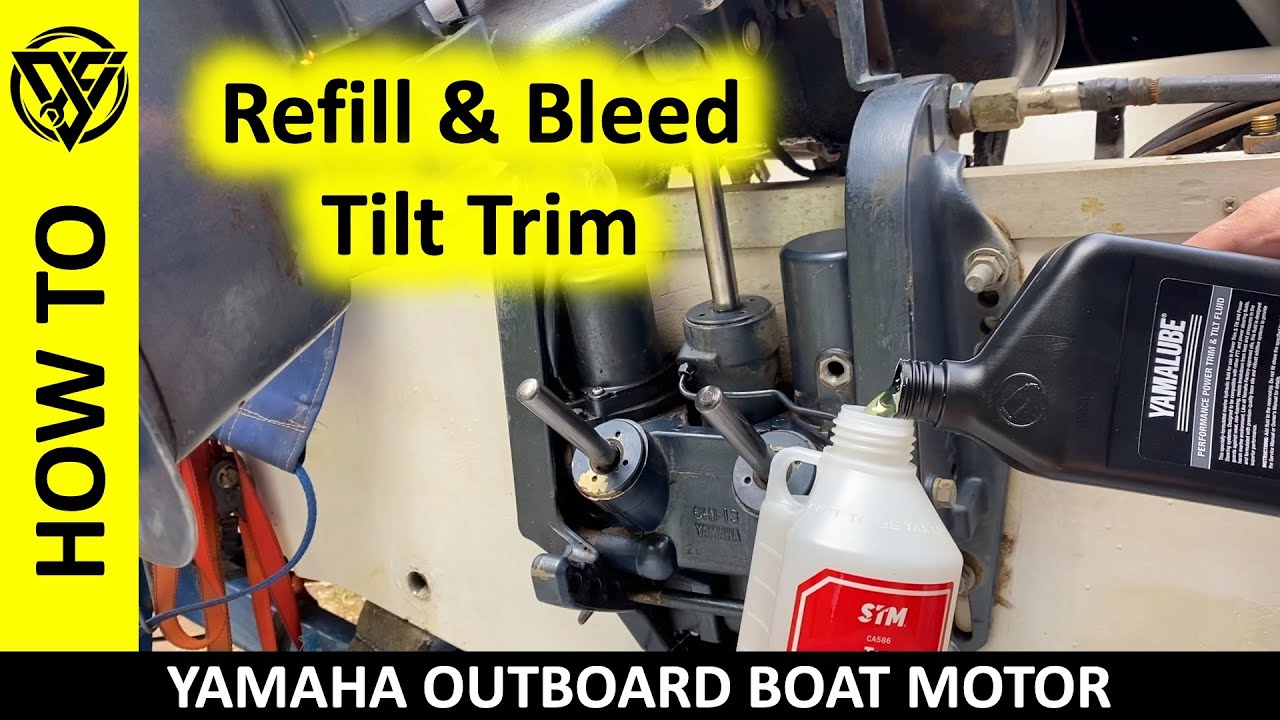 Yamaha Outboard Trim Broken - How to Add or Refill Your Yamaha Tilt and Trim Fluid -