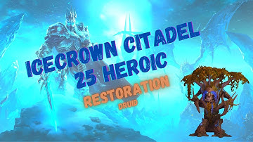 ICECROWN CITADEL 25 HEROIC || Sindragosa || Restoration Druid PoV