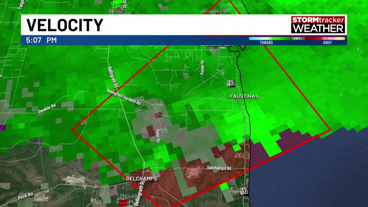 TORNADO WARNING: Southern Mobile County