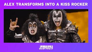 Alex Transforms Into A Kiss Rocker  Jeopardy