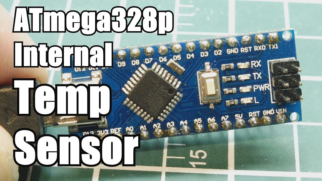 ATmega328p Internal Temperature Sensor - YouTube