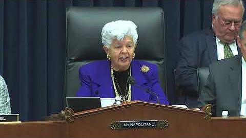 Chair Napolitano Opening Statement on WRDA and Resiliency