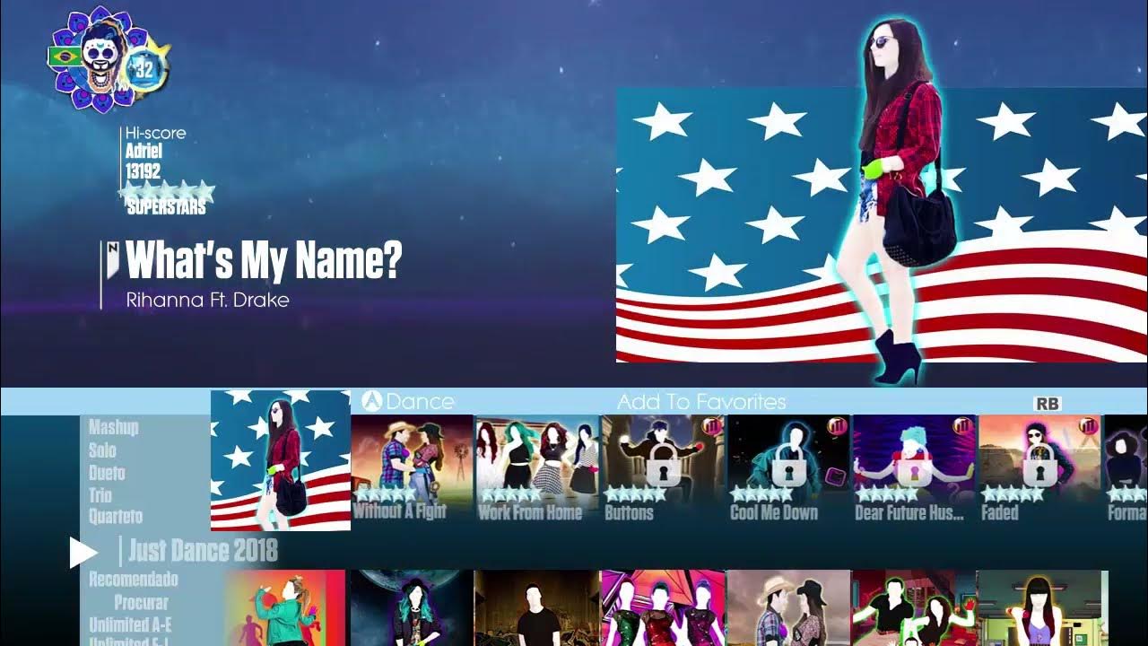 Just Dance 2018 Song List Menu (Fanmade) YouTube
