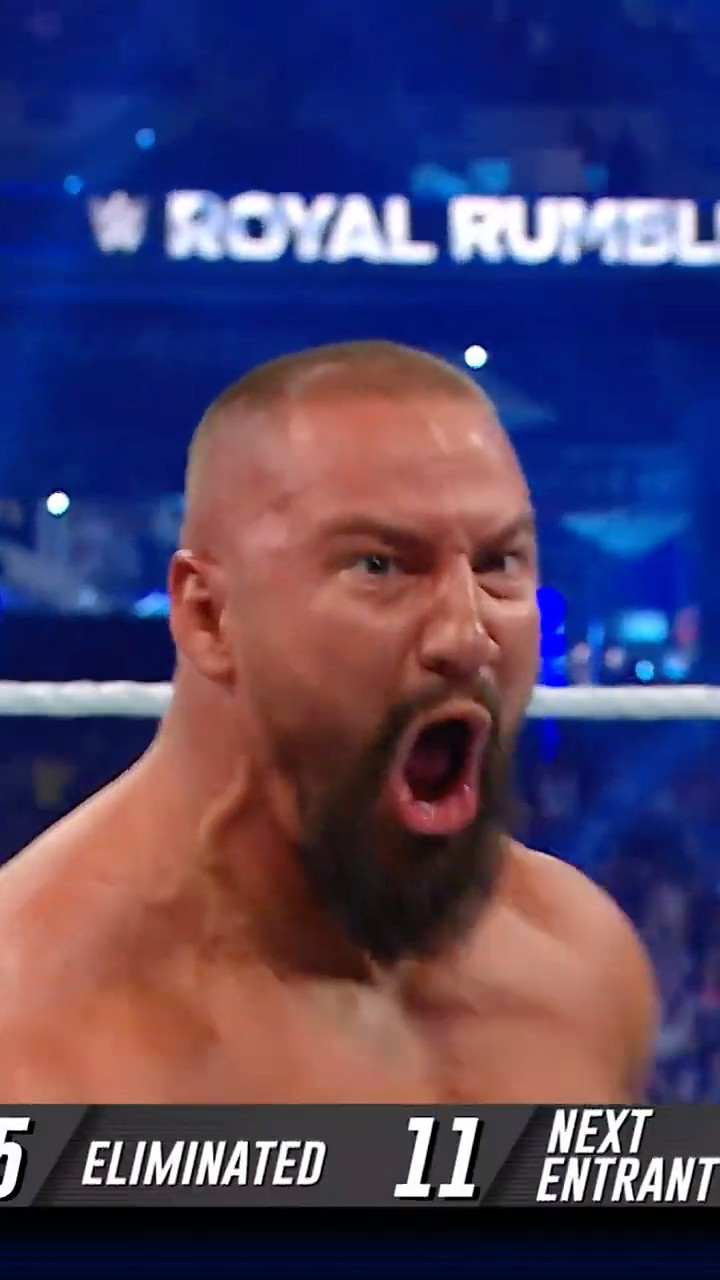 That did not go how Bron Breakkerwwe had planned… ? #RoyalRumble
