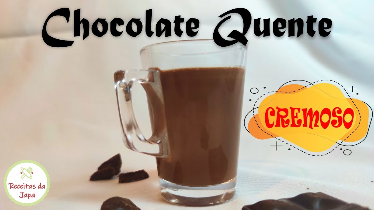 Chocolate Quente CREMOSO com creme de leite