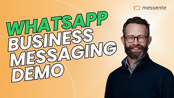 WhatsApp Business Messages Demo | Messente Omnichannel API