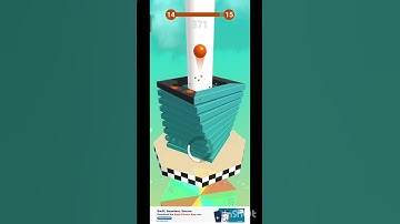 satisfying stack ball race part 1, comment for next game #mobilegaming #shorts #funny