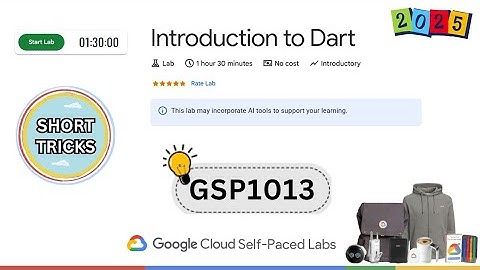 Introduction to Dart[2025]|| #GSP1013 || Arcade Lab Solution 2025 #qwiklabs #arcade_facilitator