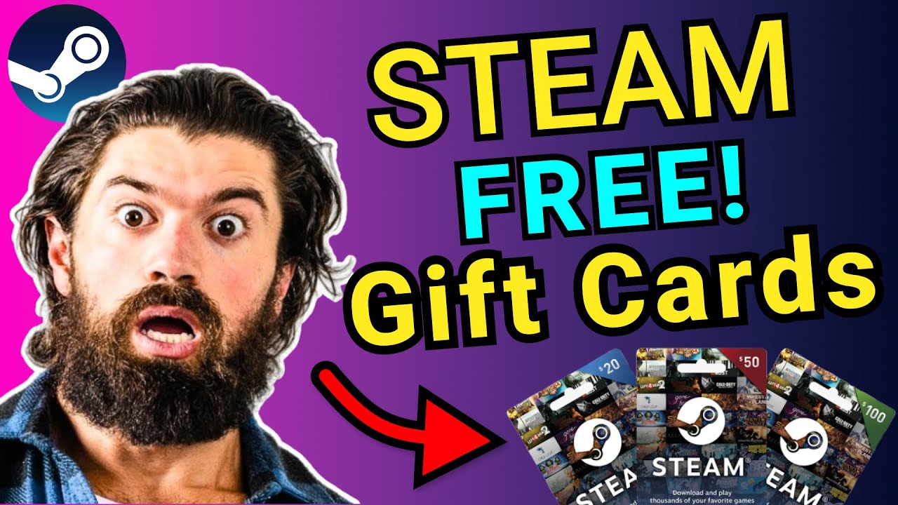 👾 How to Get a FREE $100 Steam Gift Card | Updated Steam Gift Codes ...
