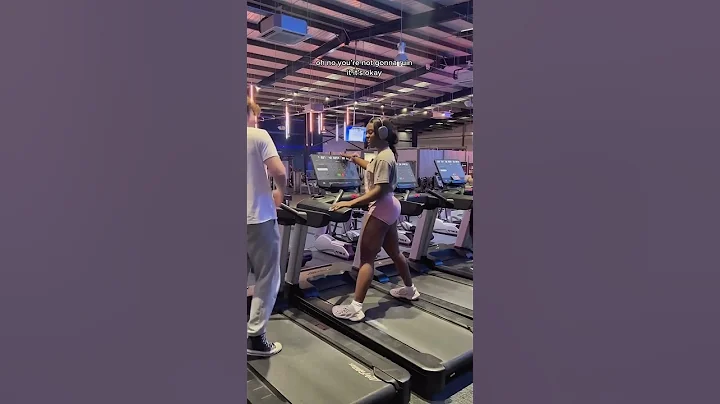 He Accidentally Stepped Into Frame @nataleebarnett #gym