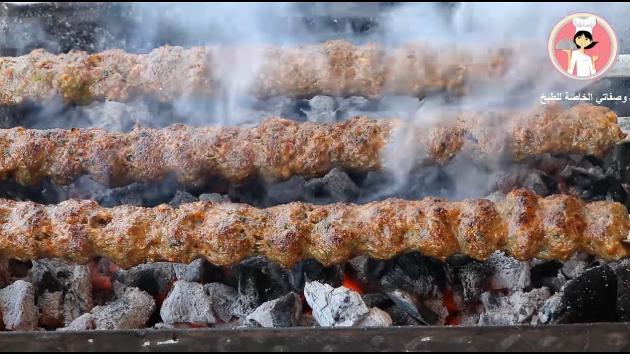 كباب مشوي على الفحم بتتبيلة لذيذة سهلة وسريعة التحضير - YouTube