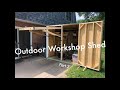 Outdoor Workshop Shed - Doors