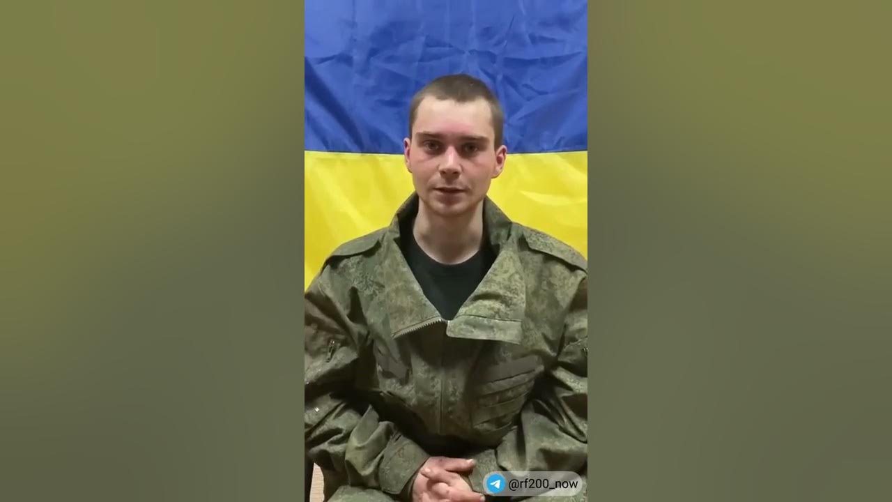 Captured russian soldier