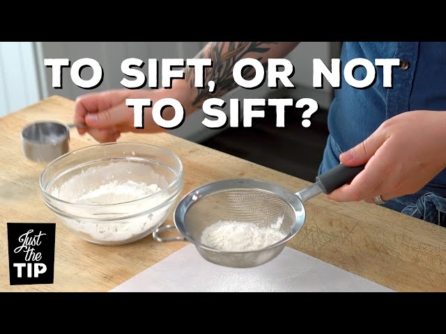 How to Sift Flour