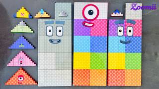 Looking for Numberblocks Puzzle Tetris NEW Big 1000 Space ASMR   Numberblocks Satisfying Video #63