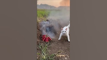Will cats trigger traps?The cat set off a big firecracker and was scared silly!!