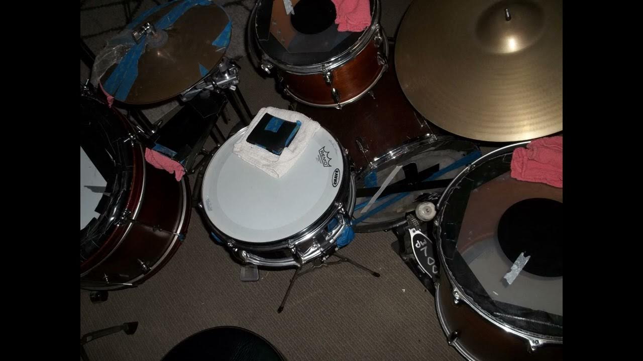 S7 REDO suspended bass drum, Recording, experiments, Vater Cajun