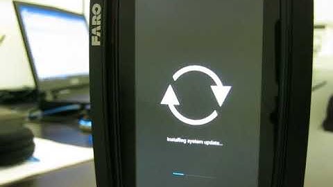 FARO S Series Firmware Update