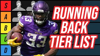 2021 Fantasy Football - Running Back Tier List