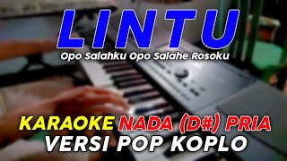 Lintu - Karaoke Nada Pria || Versi Pop Dangdut Koplo