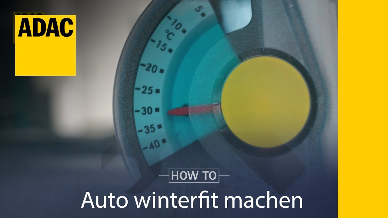 ADAC How To Auto winterfit machen