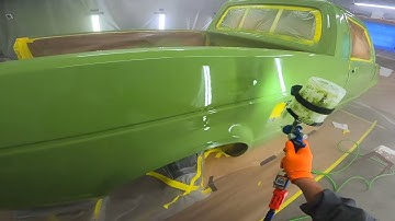 Flow coating / Re clearing the truck.. --- Rabbit pickup project part 37