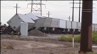 Storm causes train to derail northwest of Tucson