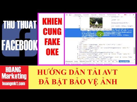 Thủ Thuật Facebook | Cách Tải Ảnh Đại Diện Đã Bật Bảo Mật AVT ( Khiên )  | Hoàng MKT