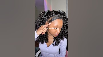 @ISEEHAIR CURLY HALF WIG🦠 #halfwig #flipover #wigtutorial #curlywig #wiginstall #wigtutorial #fyp