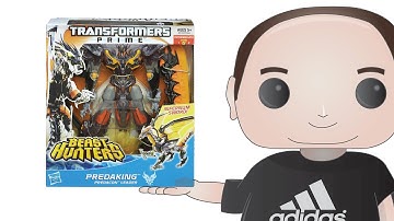 Transformers Prime Beast Hunters Predaking (2014) Voyager Class Action Figure Review