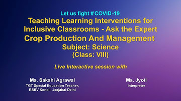 Live Interaction : Teaching Learning Interventions for Inclusive Classrooms