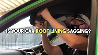 CAR ROOF LINING REPAIRS | ADELAIDE, SOUTH AUSTRALIA 🇦🇺 by Reece's Auto Headlining Repairs 1,663 views 1 year ago 1 minute, 56 seconds