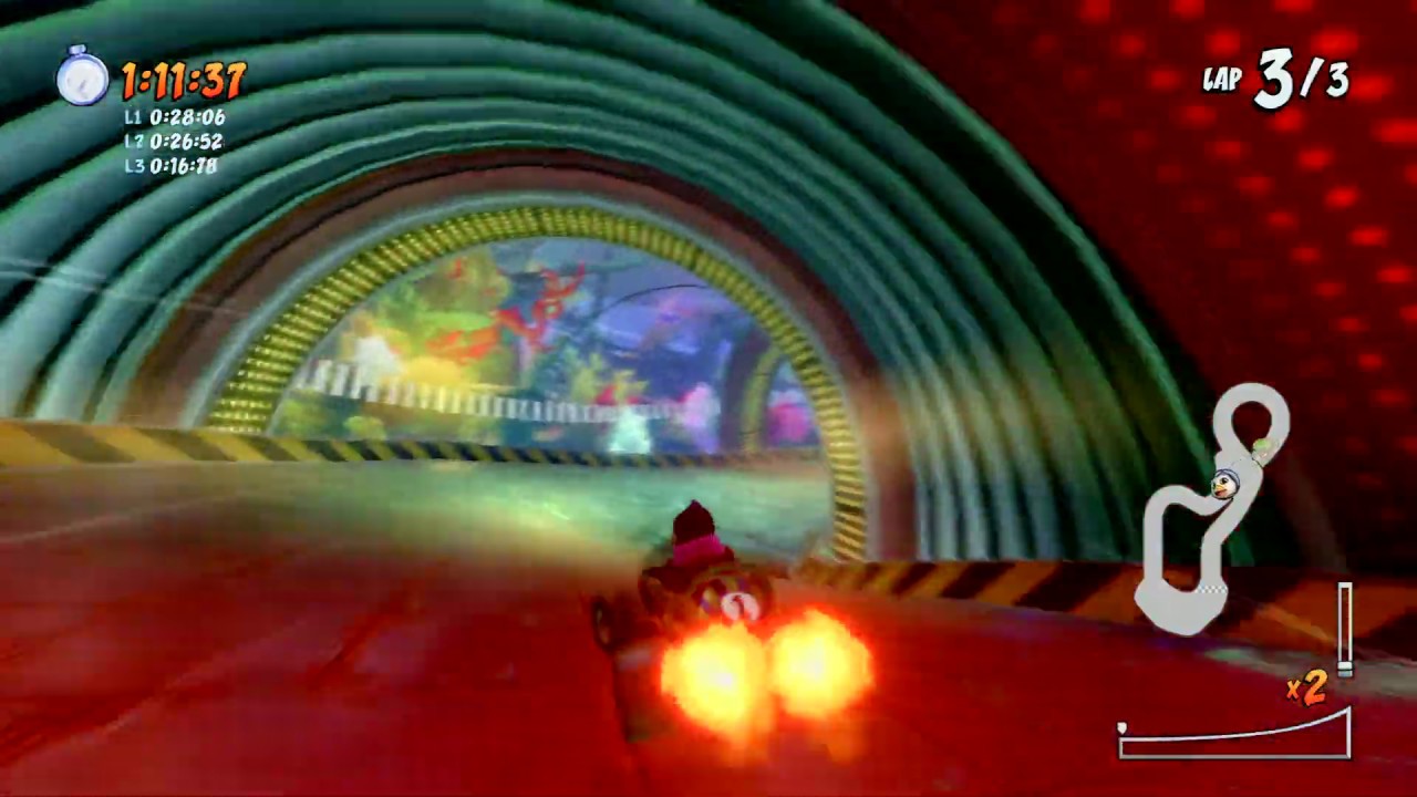 Crash Team Racing Nitro-Fueled Time Trial Nitros Oxide Roo's Tubes