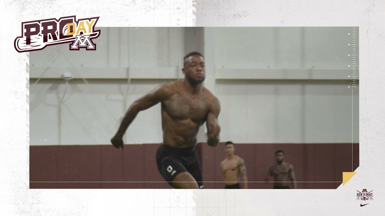 Former Gopher Rashod Bateman Runs 4.39 40-Yard Dash at 2021 Minnesota Pro Day