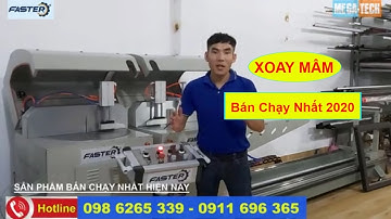 Lắp đặt máy cắt nhôm 2 đầu Bán Chạy Nhất 2020 || Mâm xoay || FASTER VN