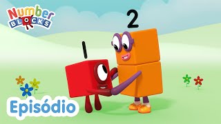 Video thumbnail of "Numberblocks em Português Brasil| Episódios completos | DOIS"